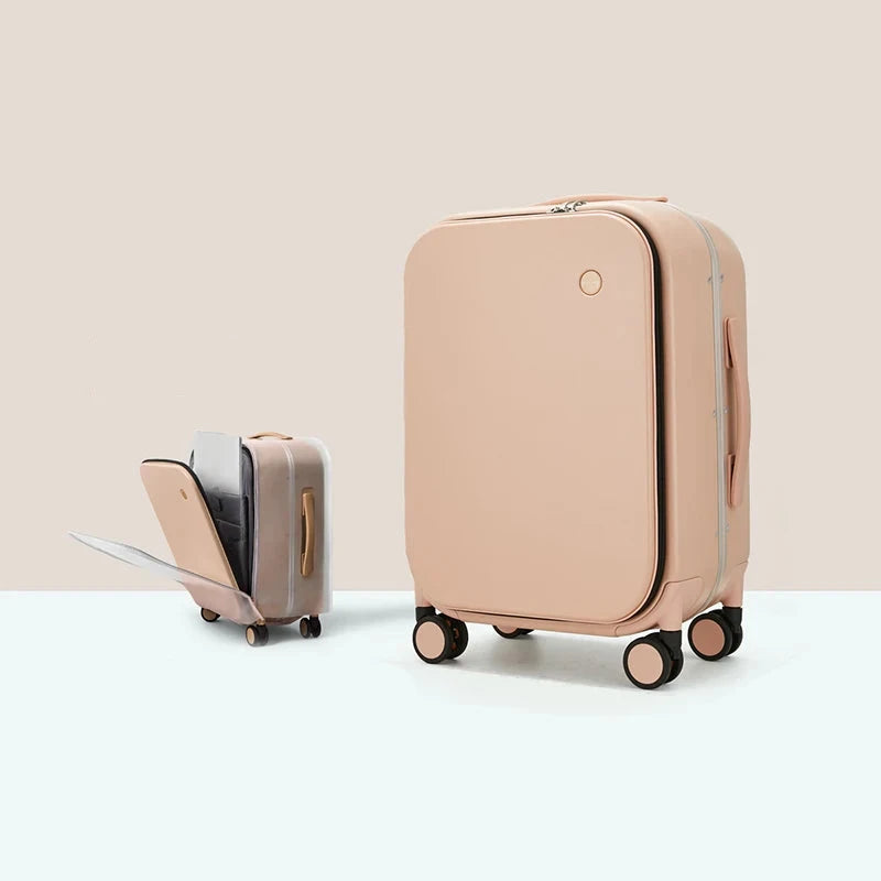 Aluminum Frame Carry On Rolling Luggage