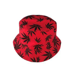 Maple Leaf Print Bucket Hat