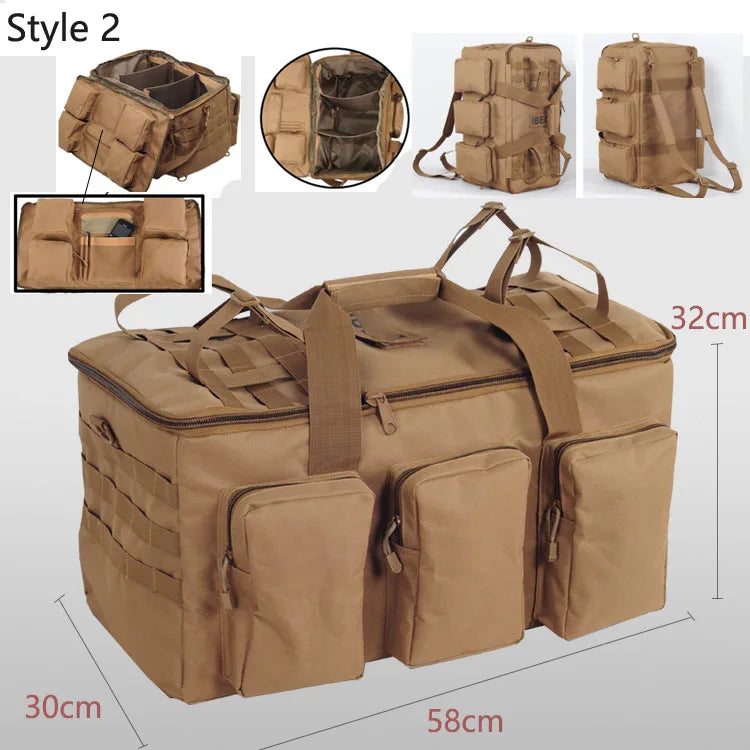 Multifunction Outdoor Duffel Bag