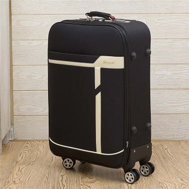 20 Inch Oxford Rolling Luggage Set