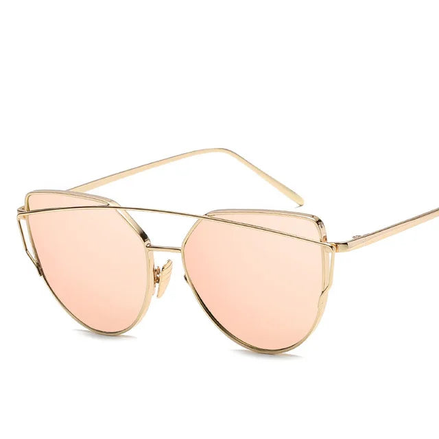 Cat Eye Mirror Sunglasses