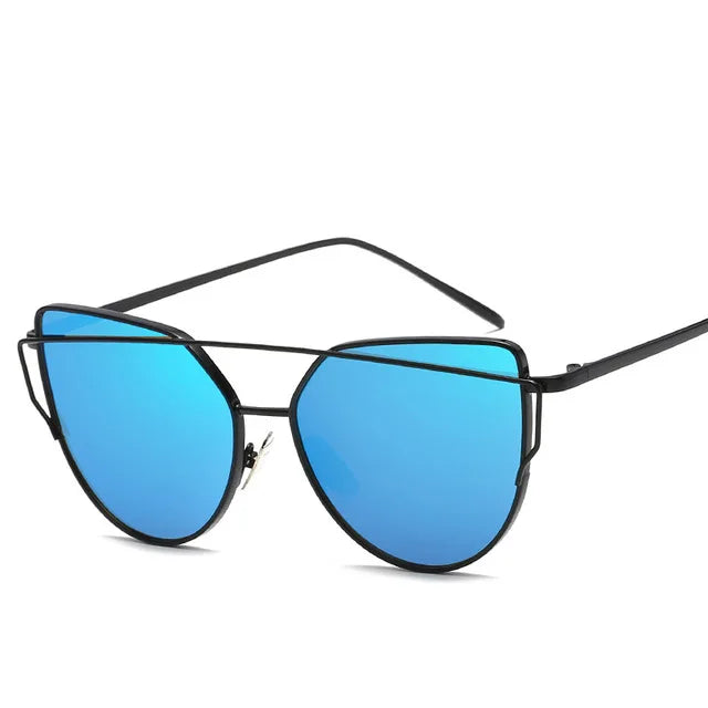 Cat Eye Mirror Sunglasses