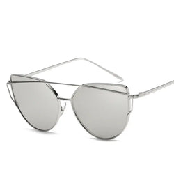 Cat Eye Mirror Sunglasses