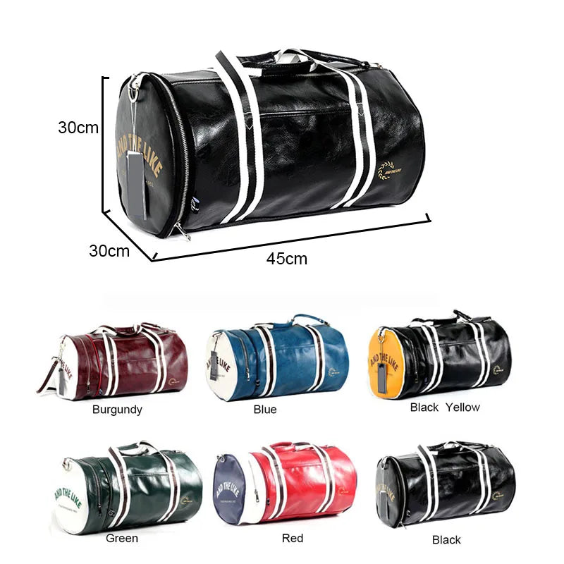 Waterproof PU Leather Travel Bag