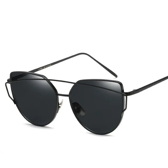 Cat Eye Mirror Sunglasses