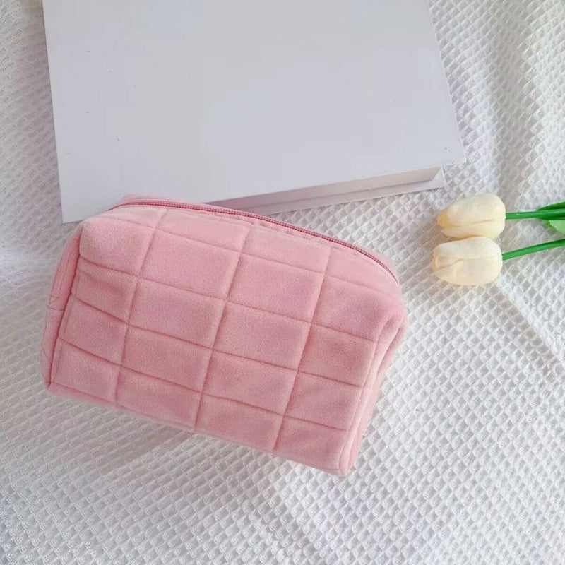 Cozy Plush Cosmetic Case