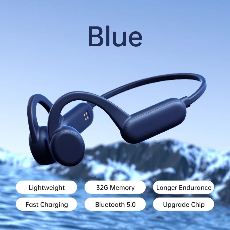 IPX8 Waterproof Bone Conduction Headphone