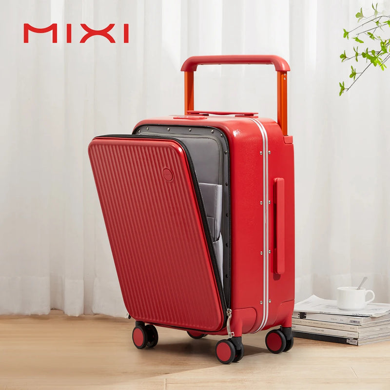 24 Inch Rolling Luggage with Front Pocket