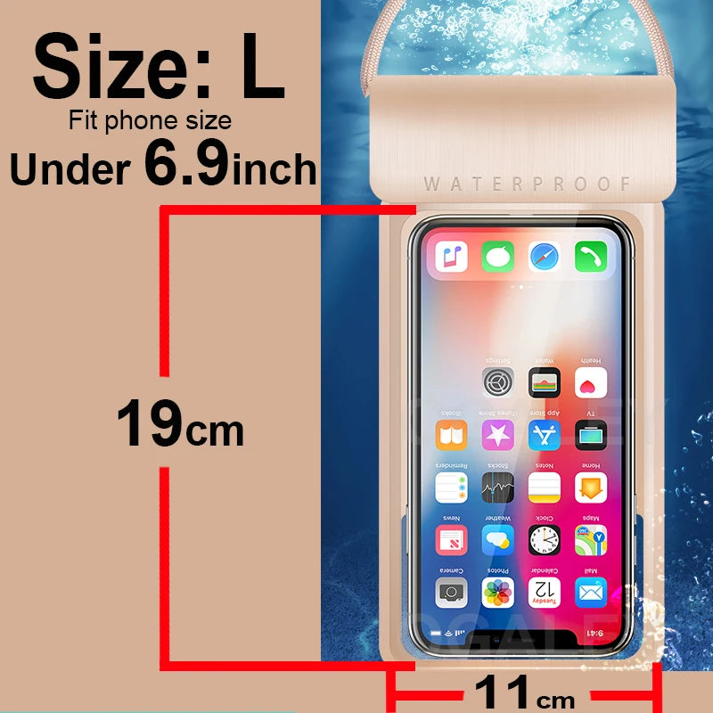 Universal Waterproof Pouch Cellphone Dry Bag Case for all Phones