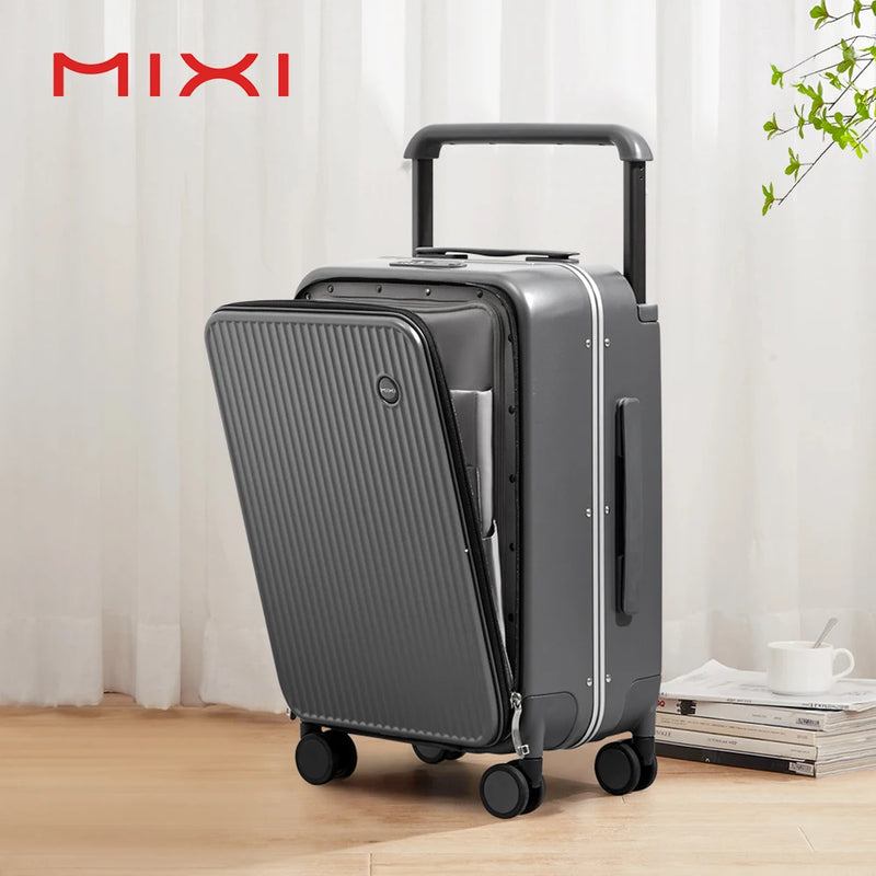 24 Inch Rolling Luggage with Front Pocket