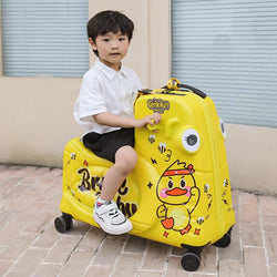 Lovely Snail Kids' Trolley Suitcase