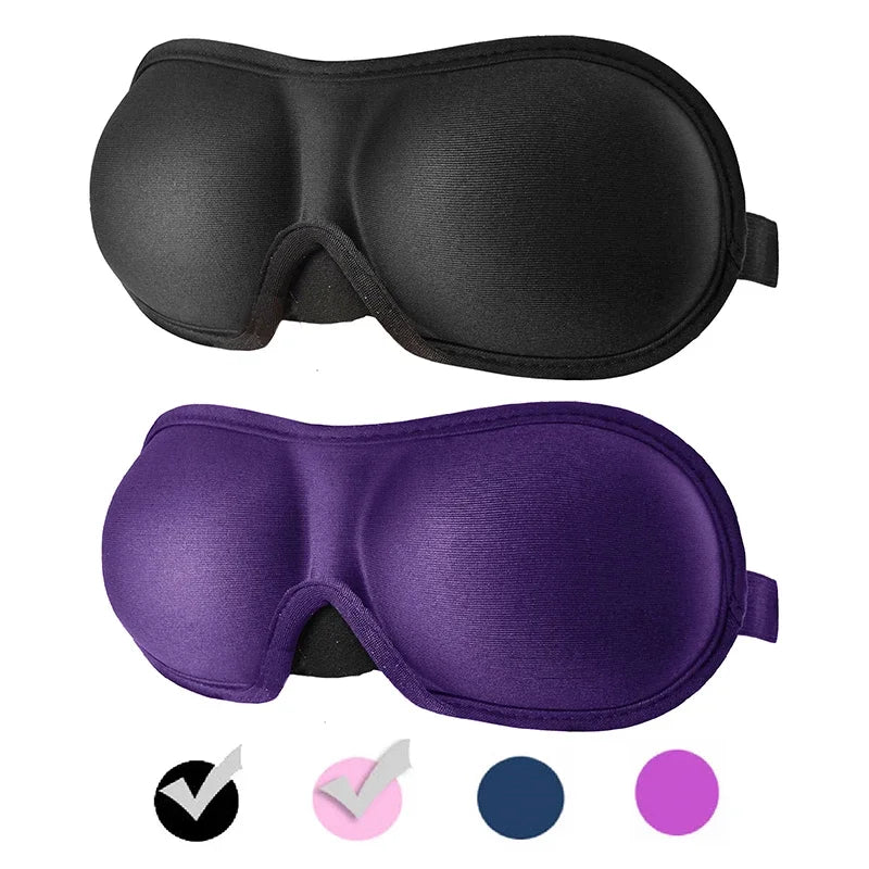 Contoured sleep mask