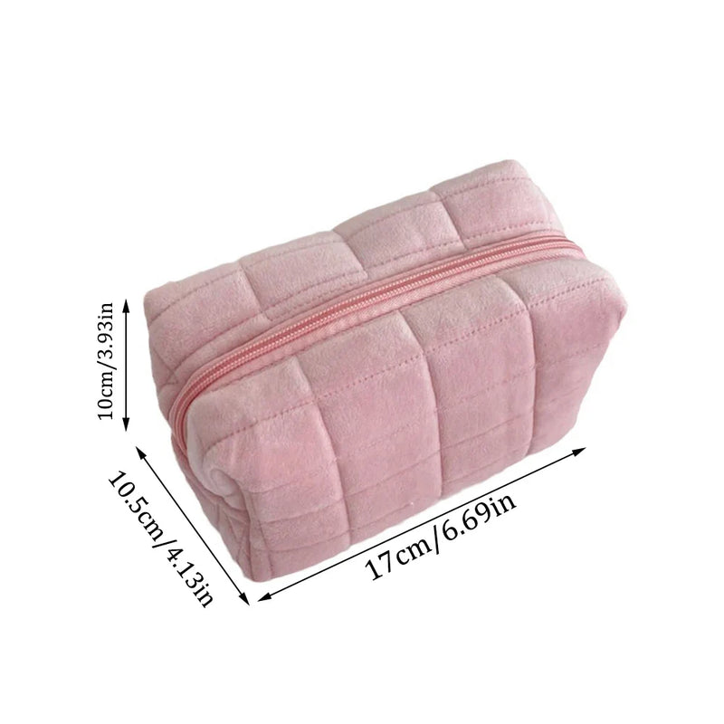 Cozy Plush Cosmetic Case