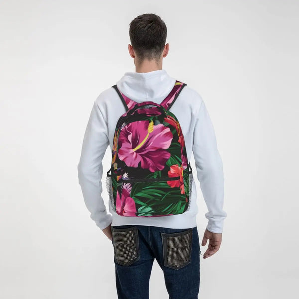 Tropical Print Backpack