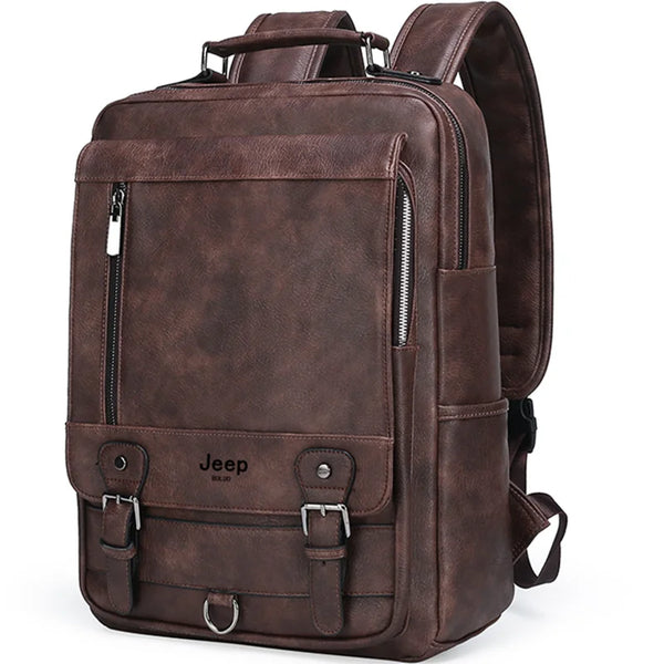 Leather Travel Backpack