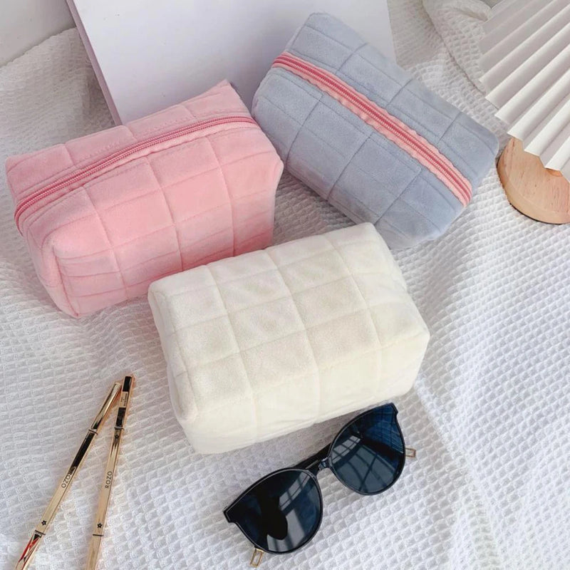 Cozy Plush Cosmetic Case