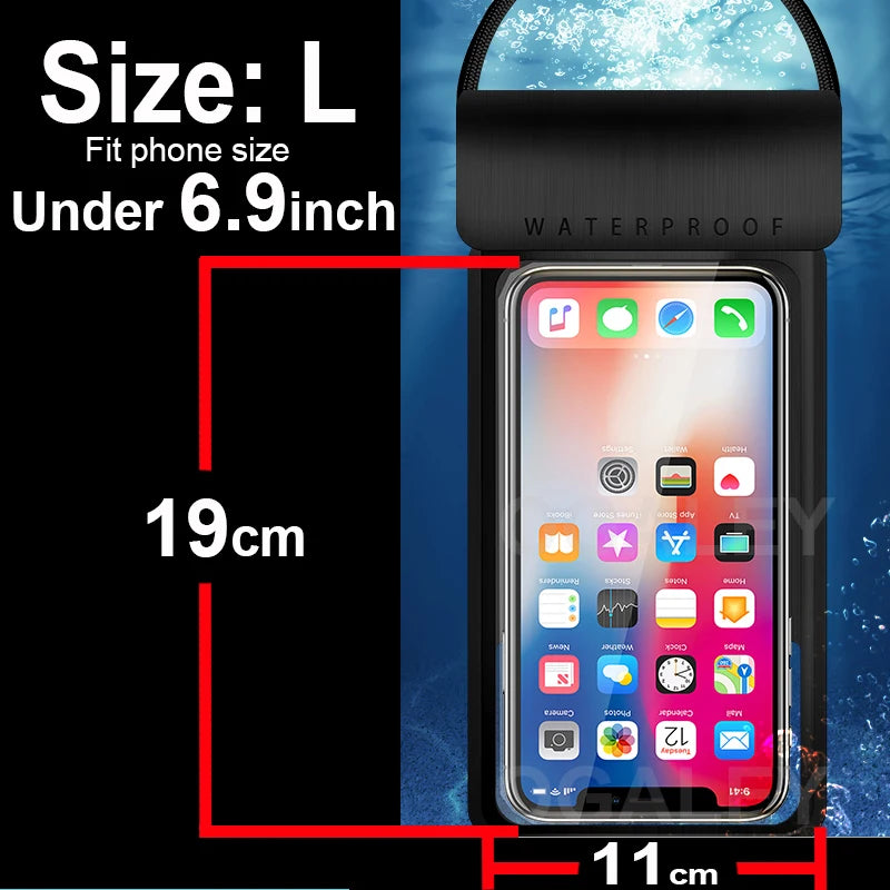 Universal Waterproof Pouch Cellphone Dry Bag Case for all Phones