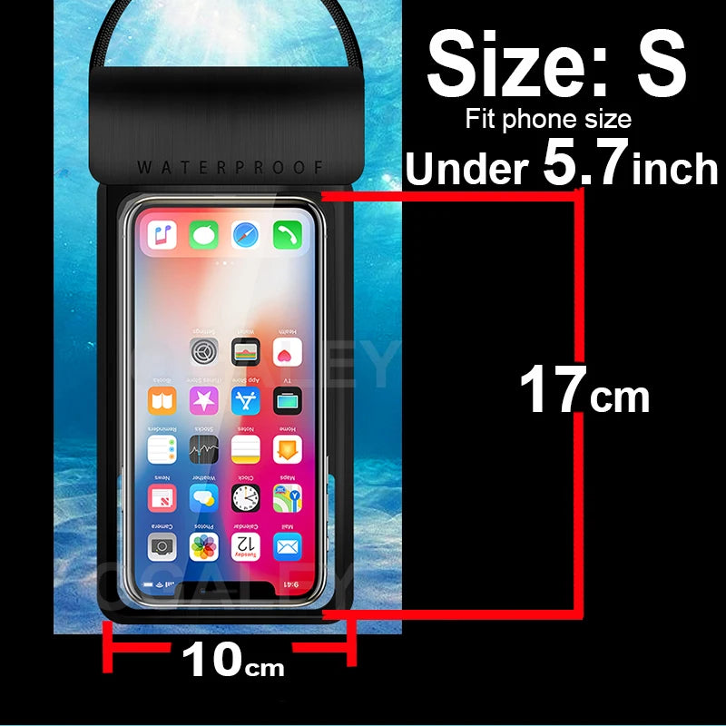 Universal Waterproof Pouch Cellphone Dry Bag Case for all Phones